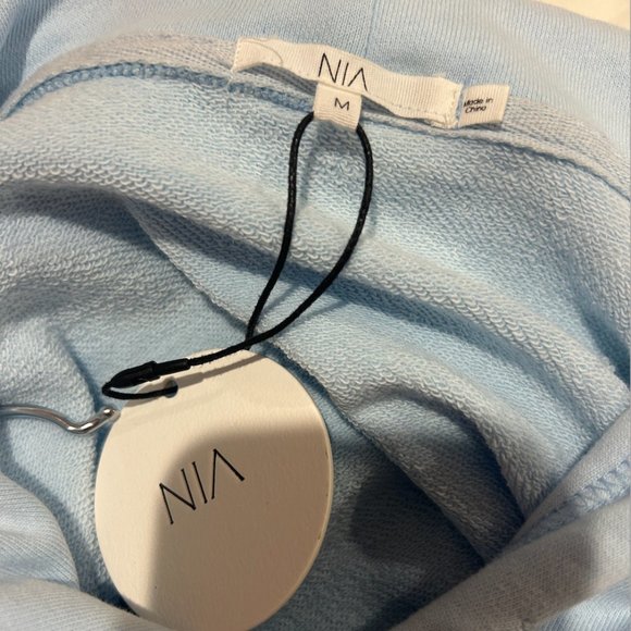 Nia Cinched Sweatshirt Light Blue - Picture 3 of 3